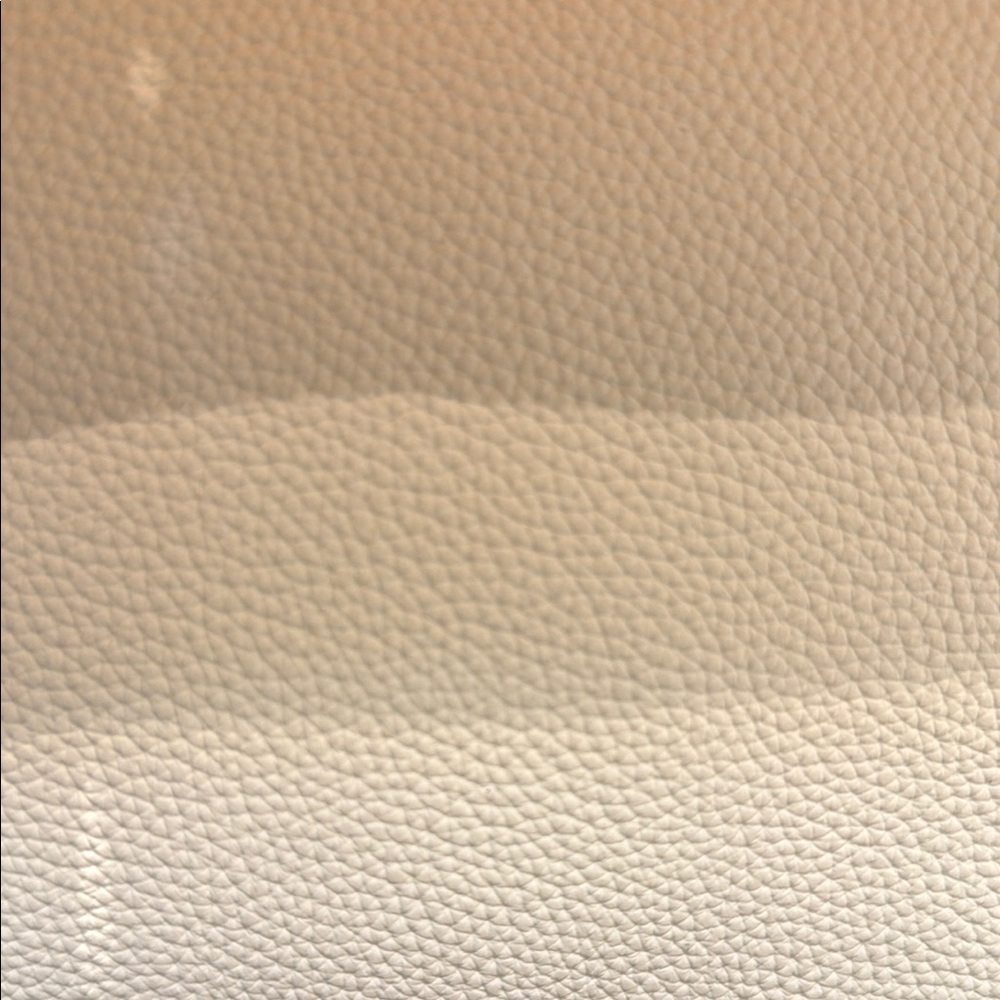 Elegant White Pebbled Leather Top-Handle Satchel - Picture 10 of 14